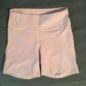 Outdoor Voices lavender warmup shorts